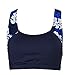Private Island Women UPF 50+ Swim Tank Bra Short Top Sports Bras Swimsuit Rash Guard (M, NwBW-RST)