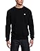 Champion Men's Pullover Eco Fleece Sweatshirt, Black, Medium