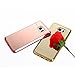 TabPow Galaxy Note 5 Case, Improved Mirror Reflection, Scratch-Resistant Bling Luxury Slim TPU PC Case Cover For Samsung Galaxy Note 5 - Rose Gold