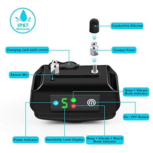 2 Upgrade+Version+Rechargeable+Vibration+Detection