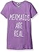 Fifth Sun Girls' Little Girls' Mermaid Graphic T-Shirt Shirt, Purple Berry, Small/5/6