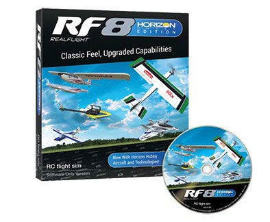 RealFlight 8 Horizon Hobby Edition: RF8 HH RC Flight Simulator Software Only (Controller Not Included), RFL1001