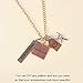 PandaHall Elite 42 Pcs 7 Styles Brass Flat Blank Stamping Tag Pendants Charms for Necklace Bracelet Jewelry DIY Craft Making Antique Bronze