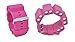 Tone-y-Bands Silicone Wrist Weights, Pink, ½ Pound each Band, 2 per Set