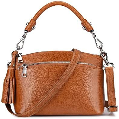 Amazon.com: S-ZONE Vintage Genuine Leather Shoulder Bag Work Totes