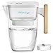 Waterdrop Water Filter Pitcher with 1 Filter, 200-Gallon Long-Life, Chubby 10-Cup Large Water Filter Pitcher, NSF Certified, 5X Times Lifetime, Reduces PFOA/PFOS, BPA Free, Clear