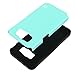 Galaxy S8 Active Case, MP-MALL [Dual Layer] [Shock Absorbent] Armor Hybrid Defender Anti-Drop Rugged Protective Shockproof Case Cover For Samsung Galaxy S8 Active (Mint)
