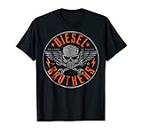 Diesel Brothers Go Hard Go Diesel Skull Cross Wrench T-Shirt
