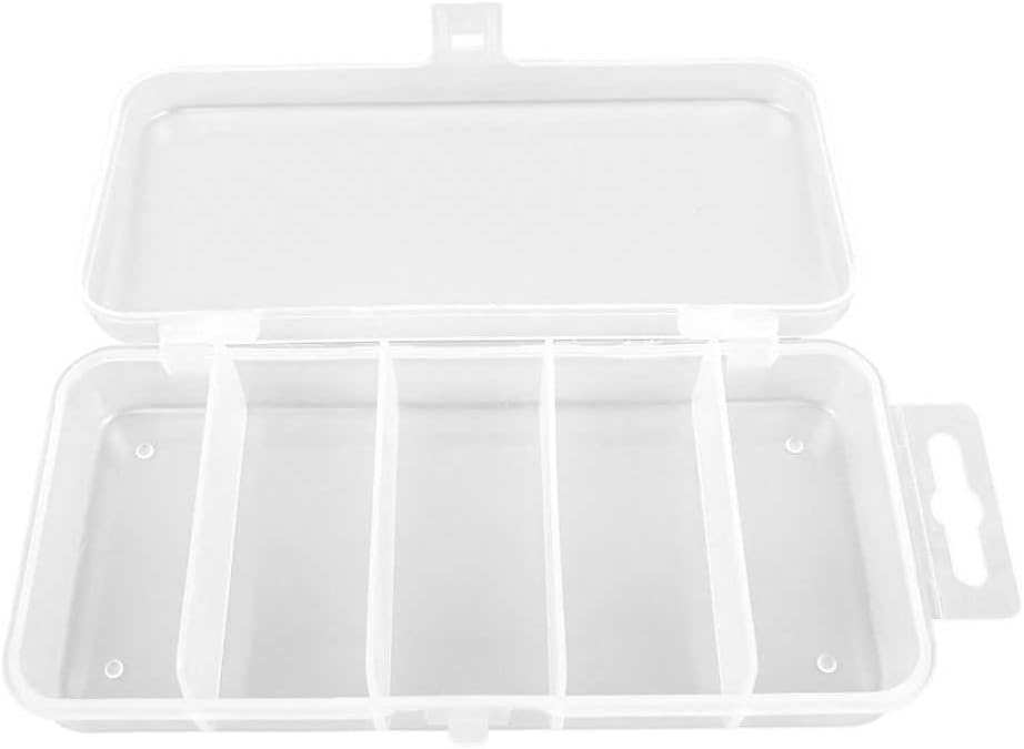 Clear Beads Tackle Box 008 Fishing Lure Nail Art Small Parts Plastic transparent Case Storage Organizer Containers kisten boxen boite