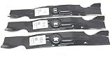 Lawn Mower Blade Set of 3 for 50" Cut Blades for Cub Cadet 742-04053, 742-04053a, 942-04053, 942-04053a...