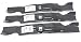 Lawn Mower Blade Set of 3 for 50" Cut Blades for Cub Cadet 742-04053, 742-04053a, 942-04053, 942-04053a... primary