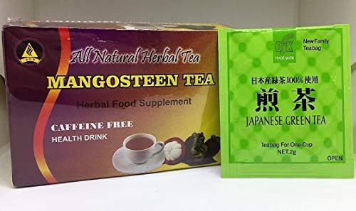 SGB Mangosteen Tea 20 Teabags Namica plus OSK Japan Green Tea Sampler