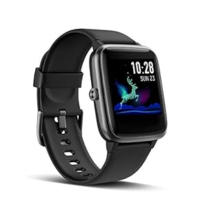 LATEC Smartwatch, fitnessarmband, volledig touchscreen, fitnesstracker, IP68 waterdicht, fitnesshorloge met…