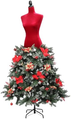 christmas tree dress mannequin Amazon.com: Goplus 5ft Pre-Lit Dress Form Christmas Tree, Artificial Hinged Xmas  Tree with Female Mannequin Torso, Shawl, Necklace, 465 Branch Tips, 100  Warm White Globe LED Lights, Home Office Holiday Decoration :