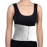 Back Brace Lumbar Sacral Support, Dual Compression, Removable Foam Pad and Hot and Cold Gel Pack, Adjustable Elastic, Breathable Soft Fabric, Pain Reliever Belt for Complete Spine & Back Support
