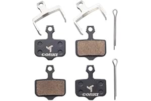 2 Pairs Disc Brake Pads for Sram Avid Elixir 1 3 5 7 9 R ER CR Mag Level TL T Sram XX X7 X9 XXWC DB1 DB3 DB5(Resin,Semi-Metal