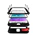 Love Mei Shockproof Water Resistant Dust/Dirt/Snow Proof Aluminum Metal Gorilla Glass Heavy Duty Protection Case Cover for Samsung Galaxy Note 4 IV N9100 Black