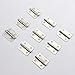 Silver Tone Mini Box Hinges 50 Sets and 200 Replacement Screws for Wood Jewelry Box
