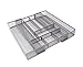 TQVAI Expandable Kitchen Drawer Silverware Utensils Organizer Mesh Cutlery Tray, 8-10 Compartments primary