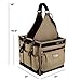 Jackson Palmer Extra Large 11” Tool Tote Carrier, 28 Pockets with Premium Parts Case (Electrical & Maintenance Tool Bag)