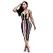 BeautyVan New HOT！ Short Mini Dress Charming Sexy Women's Summer Bandage Bodycon Party Cocktail Beautiful Short Mini Dress (XL, Multicolor)