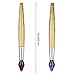 Outus 10 Pieces Paintbrush Pens for Art Teacher Gifts, Bamboo Brush Shape Ballpoint Pen Retractable Ink Pens Novelty Pens Appreciation Gifts for Art Teacher Christmas Birthday Party Favors