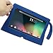 TabSuit 7'' BLUE Silicone Rubber Gel Soft Skin Case Cover case for 7'' Dragon Touch Dual Core Y88 Tablet [by BGmobile] (Blue)