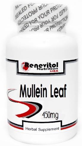 Mullein Leaf 450mg 100 Capsules ~ Renevitol