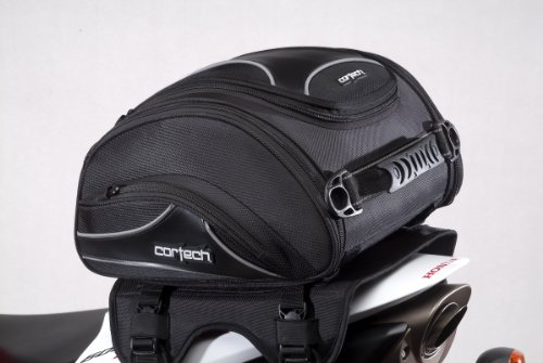 bolsa trasera para motocicleta cortech super 2.0 de 24 litros - negro / 13.4 