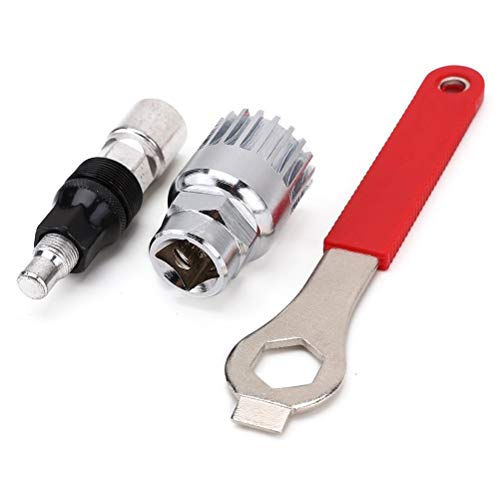 Foxnovo Professional Bike Bicycle Cycle Crank Extractor Puller Bottom Bracket Remover Removal Spanner Repair Tools Kit (Renewed) - Thumbnail 4