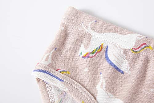 Kids Series Toddler Soft Cotton Panties Little Girls' Assorted Underwear (Pack of 6) Size 3T 4T