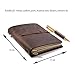 Handmade Leather Notebook Journal – Refillable Notepad for Men & Women to Write In for Daily Use & Travel – Ideal for Gifts, Fountain Pen Writing, Diary - Personal &, Notebooks & Journals