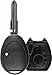 KeylessOption Just the Case Keyless Entry Remote Control Car Key Fob Shell