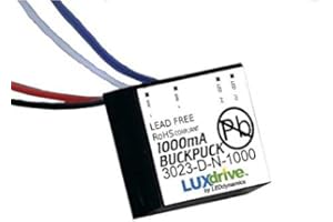 LuxDrive Wired BuckPuck - 1000mA Constant Current LED Driver without Dimming