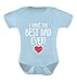 TeeStars - I Have The BEST DAD EVER! Christmas Gift Cute Unisex Baby Onesie