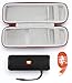 NOOBECR Hard Case Travel Carrying Storage Bag for JBL Flip 4 / JBL Flip 3 Wireless Bluetooth Portable Speaker. Fits USB Cable and Wall Charger-Black