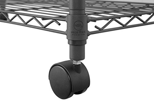 eeZe Rack 2.4-inch (2.4") Universal Wire Shelving Wheels, NSF Certified, (Set of 4) - Thumbnail 7