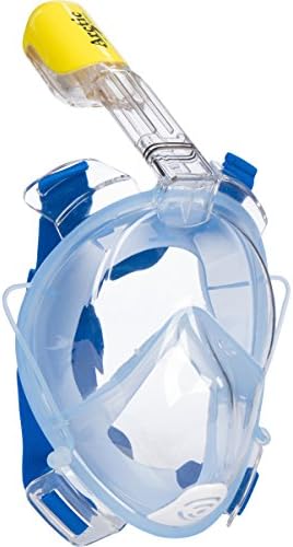 Crazy Deal. Ends Soon! Full Face Snorkel Mask Set 180° Panoramic View w/ Anti Fog EasyBreath Dry Snorkel Set System - Perfect for Adults or Kids - Waterproof Phone Bag &amp; Ebook!