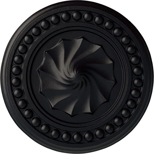 Ekena Millwork CM15FOSGS Ceiling Medallion, Steel Gray