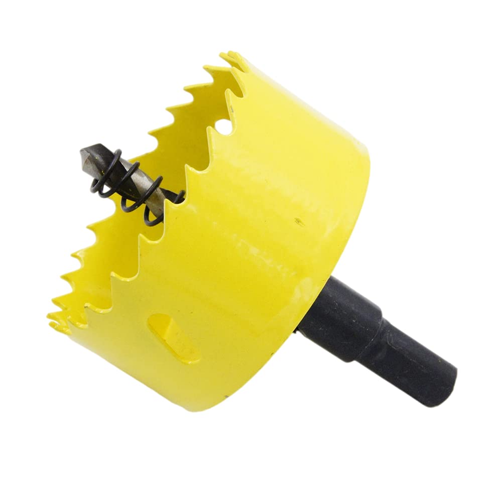 70mm Hole saw LAIWEI hole cutterhole cutter,2.7 Inch HSS Annular Hole Saw Cutter Drill Bit,holes in wood,gypsum board,aluminum profiles, PVC and other materials(2-3/4")