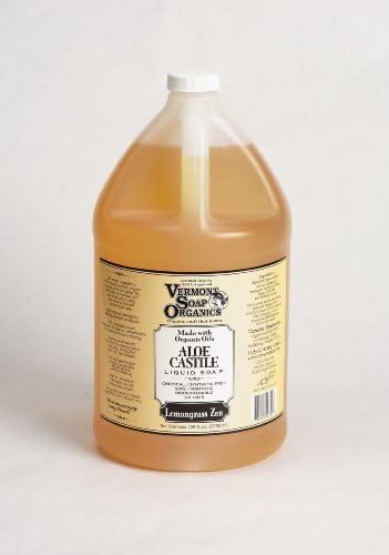Vermont Soap Organics - Lemongrass Zen Liquid Aloe Castile Soap Gallon by Vermont Soap