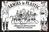 American Revolution French Cavalry (5 Mounted) 1/32 Armies in Plastic