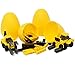 12 Filled Easter Eggs with Surprise Building Block Toys Inside Filled Egg for Kids to Build Different Kinds of Construction Vehicles Plastic 3