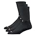 R-Gear Drymax Dry-As-A-Bone Medium Cushioned Crew Socks (3 Pack), L, Black…