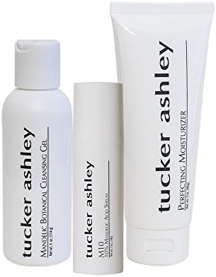 tucker ashley Acne System 10, Tones, Reduces Blemishes and Oil, Reduces Redness, Promotes Smooth Skin, Anti-Aging Regimen, 3 Product System