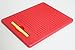 xcivi Free Play Doodle Magnetic Board Magnetic Drawing Tablet (Red)