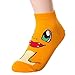 Dani's Choice Famous Japanese Animation Print Crew Socks Pokemon Character Print Socks (4 pairs, size(24):23~25cm)
