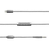 V-MODA SpeakEasy DAC/AMP 3-Button Lightning Cable - Grey