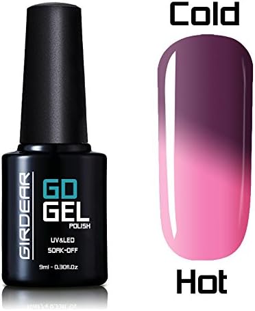 Girdear Chameleon Thermal Colour Changing Gel Polish Soak Off Nail Art Manicure 5712