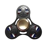 Zip Spinners- Fidget Spinner with Ultra Speed Deep Groove Bearings- Autism Toys Best Boredom Reducer Hand Spinner for Kids & Adults (Captain America)
